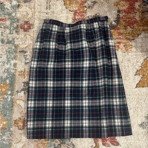 Pendleton vintage tartan wool skirt
